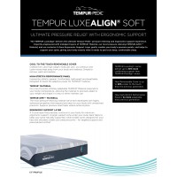 Tempur-Pedic Mattress Toronto, TEMPUR-PEDIC Tempur-LuxeAlign Soft 2.0 Mattress